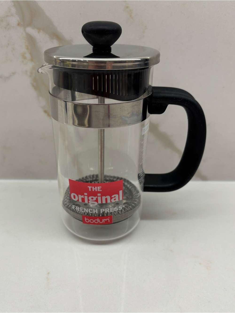Vintage Bodum French Press Glass Carafe Coffee Maker